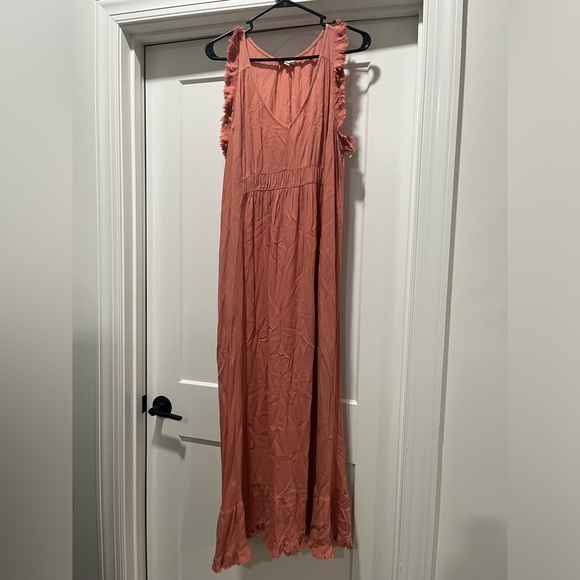 Tea Party Maxi Dress Pink by Umgee